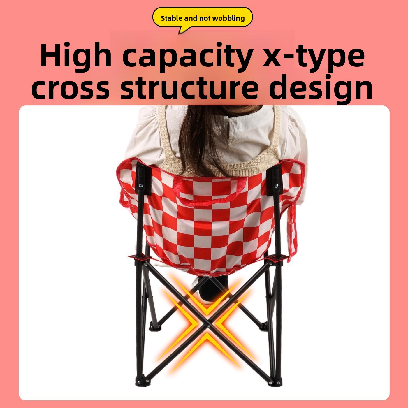 Outdoor Folding Moon Chair Por - Outdoor Camping Loveseat recension och pris