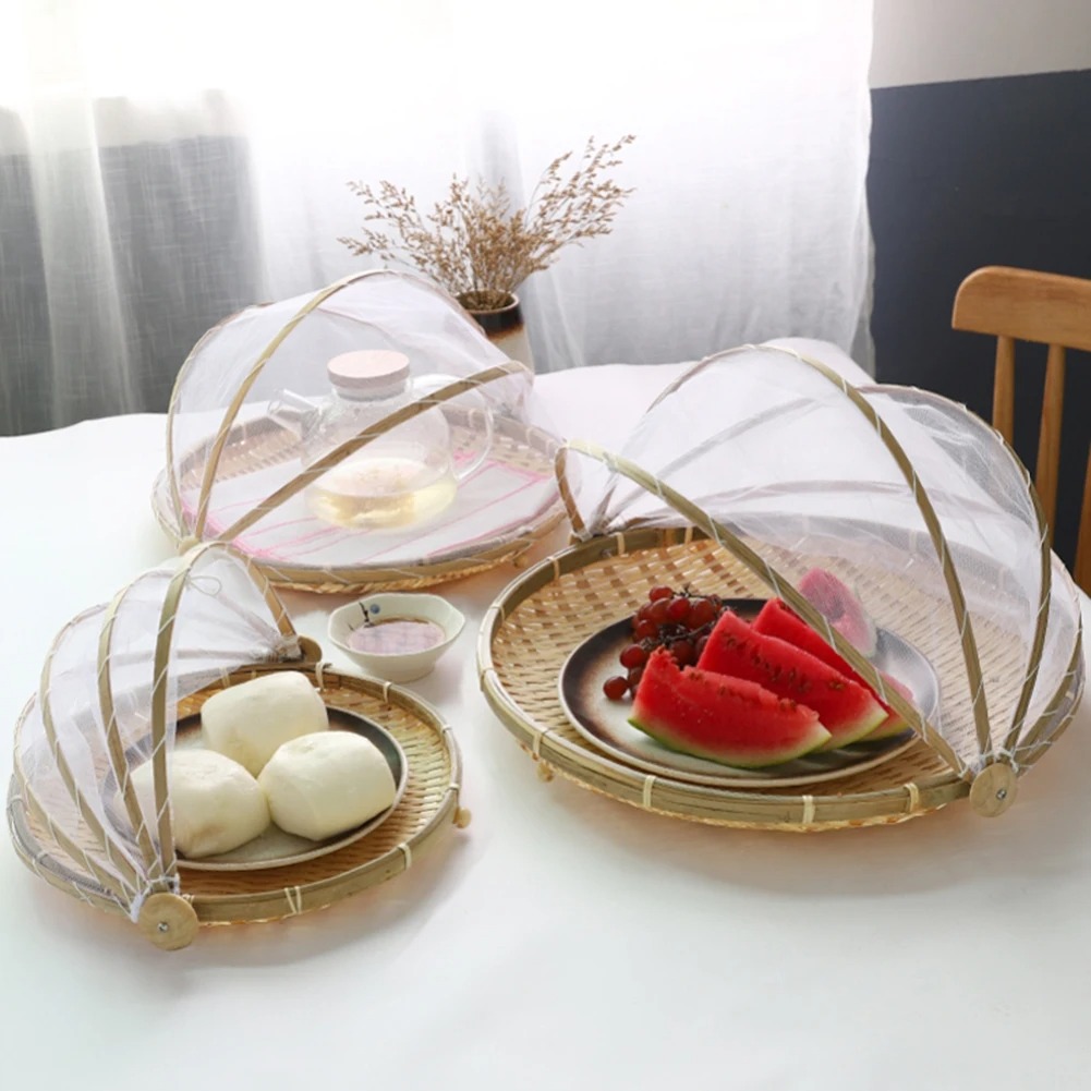 Bamboo Woven Basket Anti-Mosqu - Outdoor Camping Mosquito Net recension och pris