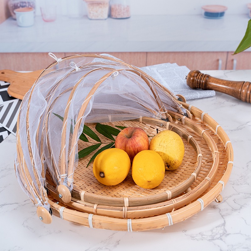 Bamboo Woven Basket Anti-Mosqu - Outdoor Camping Mosquito Net recension och pris