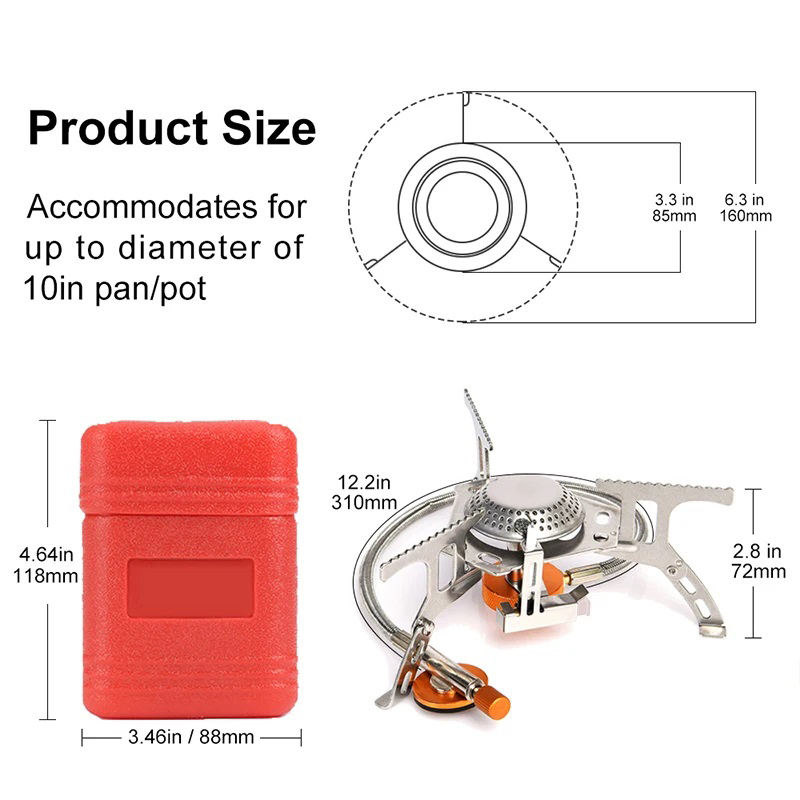 Camping Gas Stove Portable Fol - Outdoor Camping Sink recension och pris