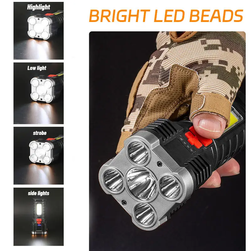 5 LED High Power Led Flashligh - Outdoor Camping Adventures recension och pris