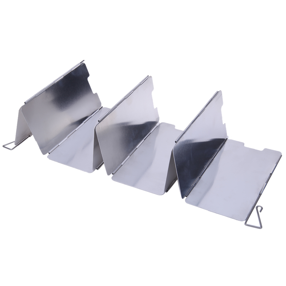 9pcs Windproof Windshield Fold - Outdoor Camping Gas Stove recension och pris