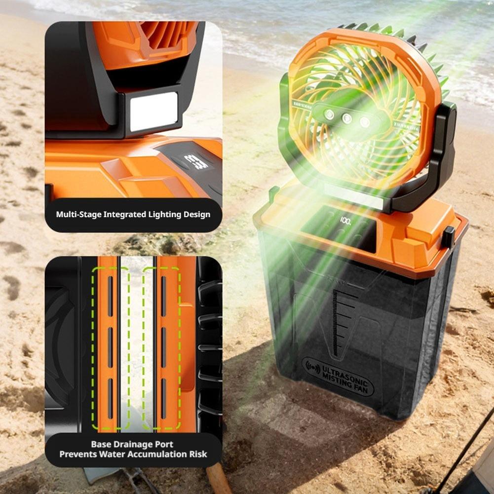 New Outdoor Misting Fan Campin - Outdoor Camping Fan recension och pris