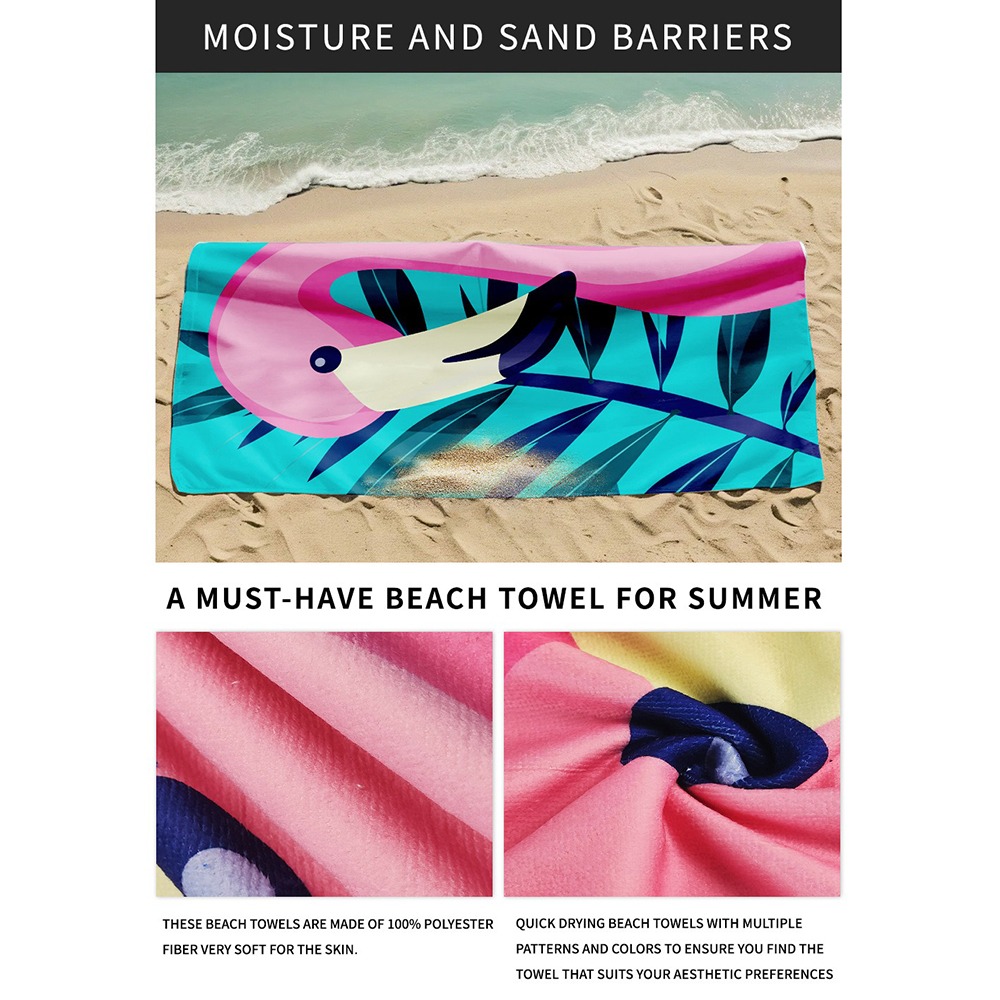 Colorful Sea Turtle Beach Towe - Camp Towel Microfiber recension och pris