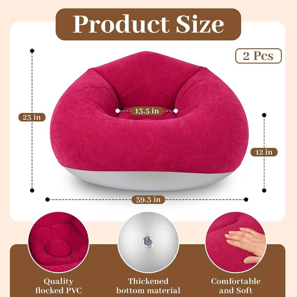 Bean Bag Chairs for Adults wit - Outdoor Camping Movies recension och pris