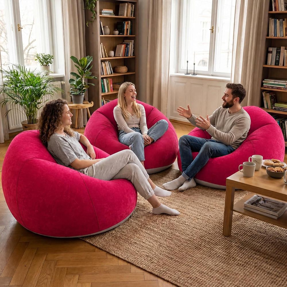 Bean Bag Chairs for Adults wit - Outdoor Camping Movies recension och pris
