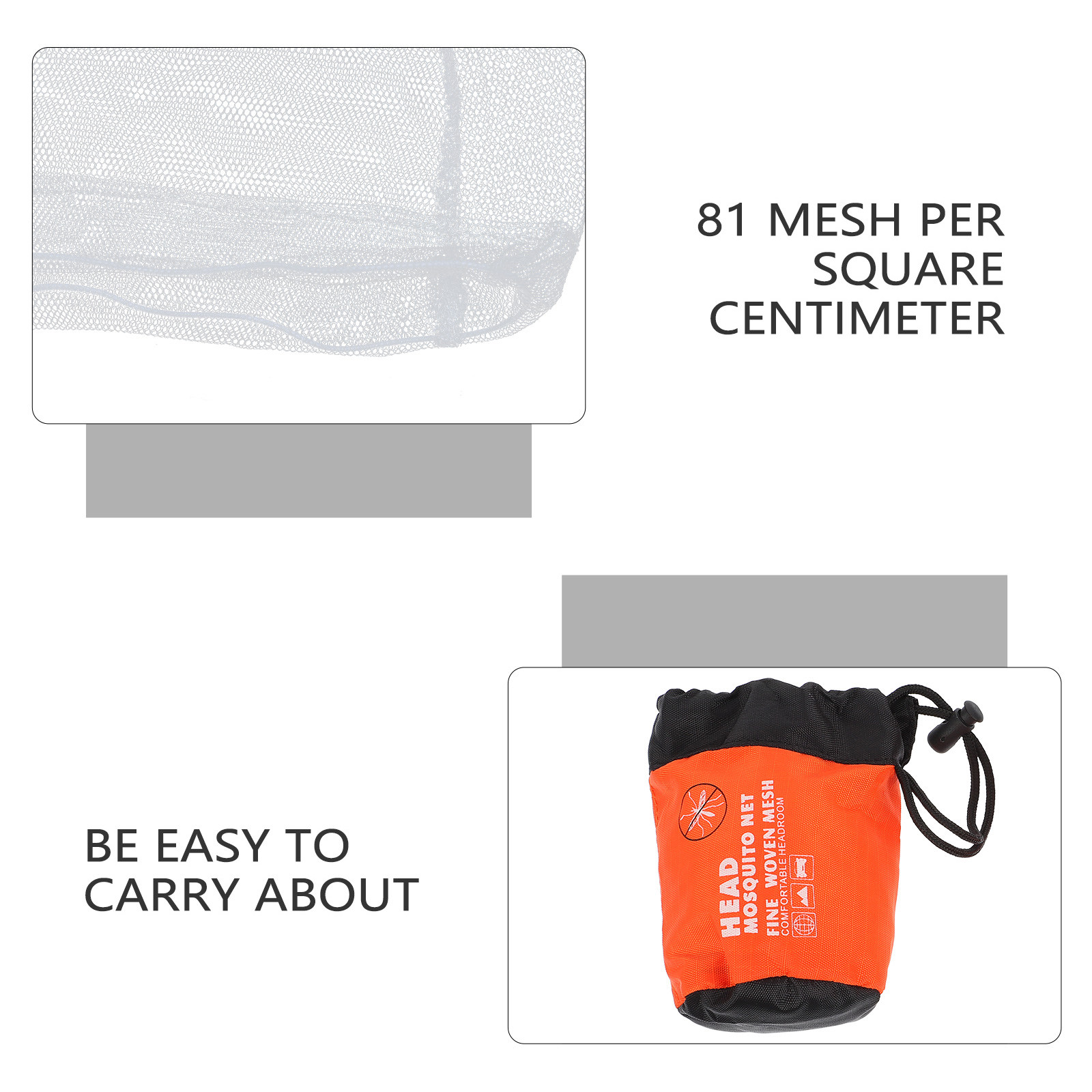 2Pcs Anti Mosquito Head Nets O - Outdoor Camping Mosquito Net recension och pris