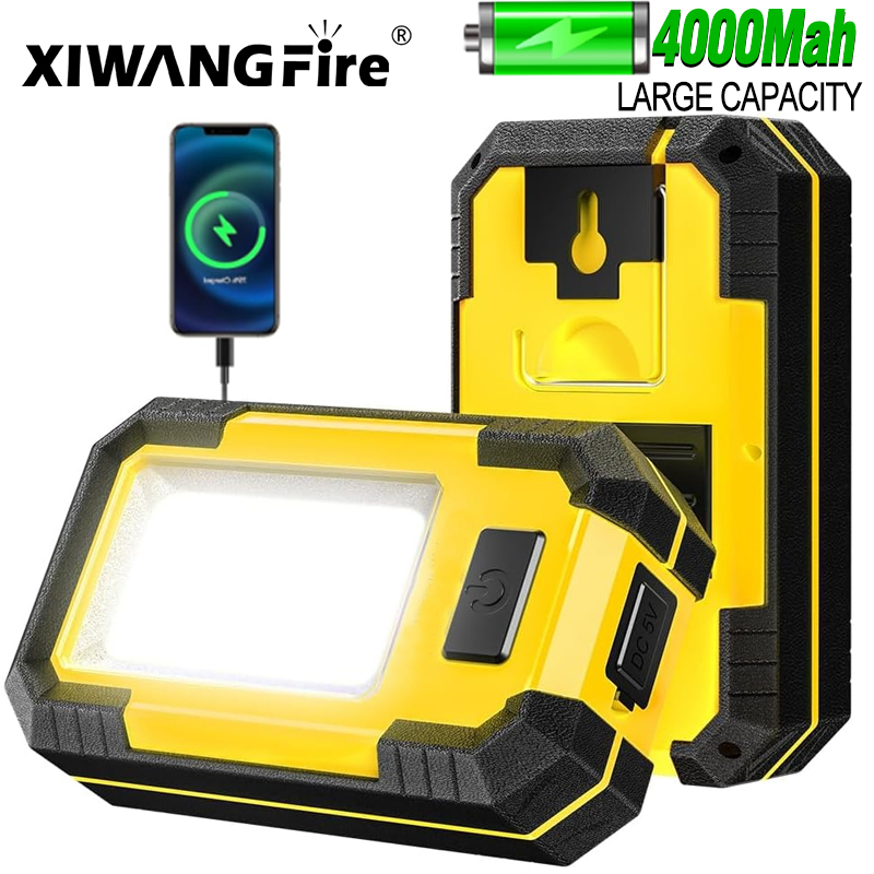 4000MaH Rechargeable Work Ligh - Outdoor Camping Adventure Lamp recension och pris