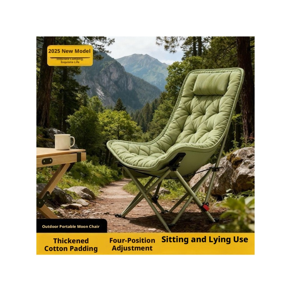 Thickened Cotton Outdoor Foldi - Outdoor Camping Loveseat recension och pris