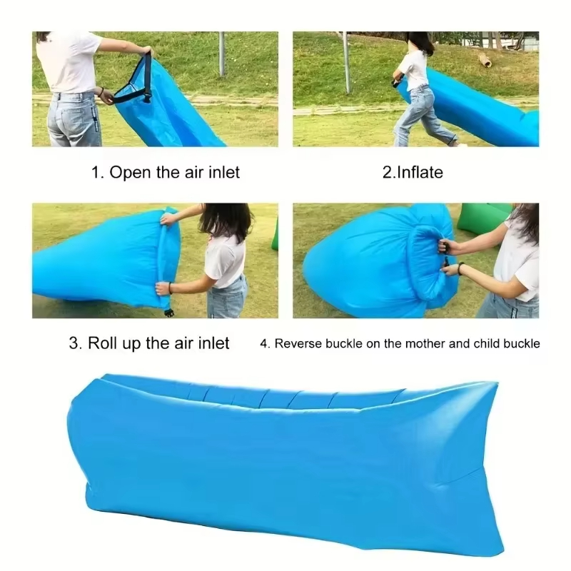 Portable Folding Camping Infla - Outdoor Camping Couch recension och pris