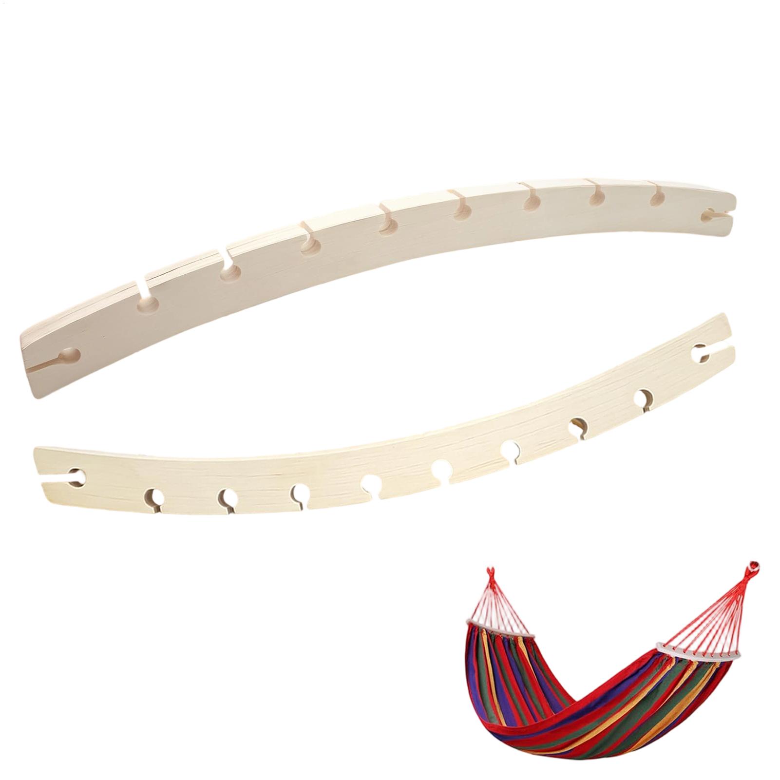 2 Pieces 10-Hole Wooden Hammoc - Outdoor Camping Hammock recension och pris