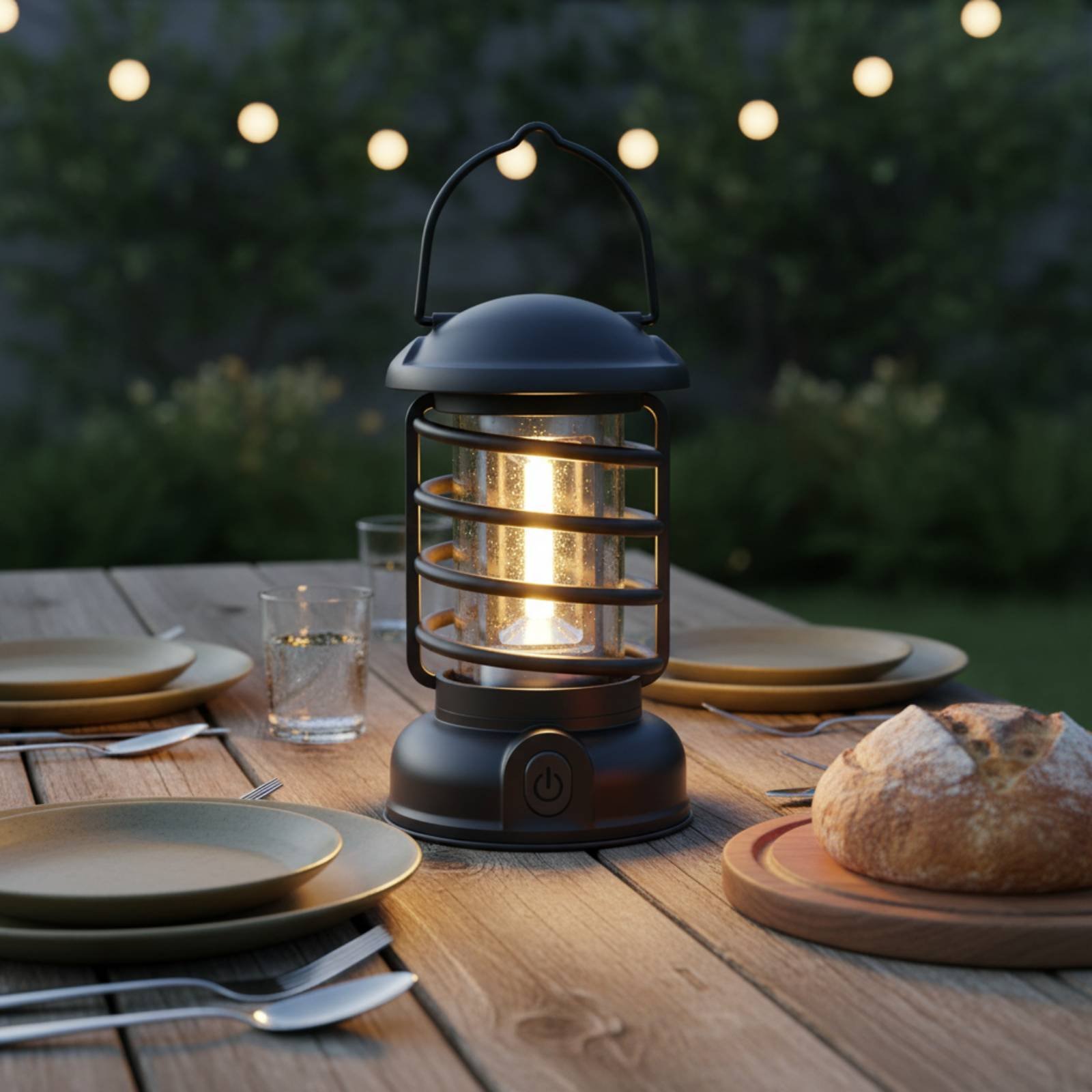 Retro Camping Lantern Two-Way  - Outdoor Camping Lamp recension och pris