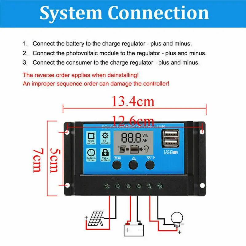 50W Solar Panel Kit Mono Cryst - Outdoor Camping Van recension och pris