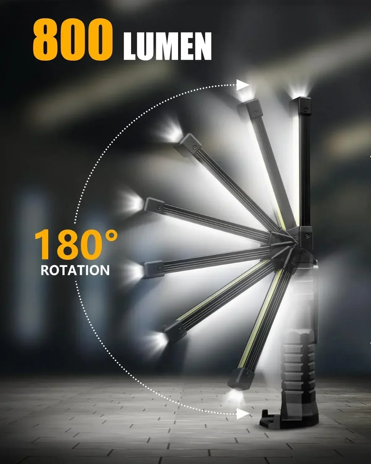 Powerful Fold Flashlight Type- - Outdoor Camping Adventure Lamp recension och pris