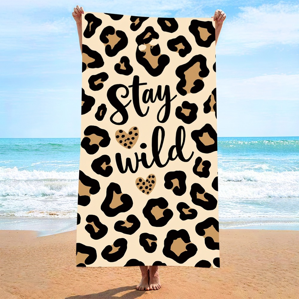 Leopard Print Printing Quick-d - Camp Towel Microfiber recension och pris