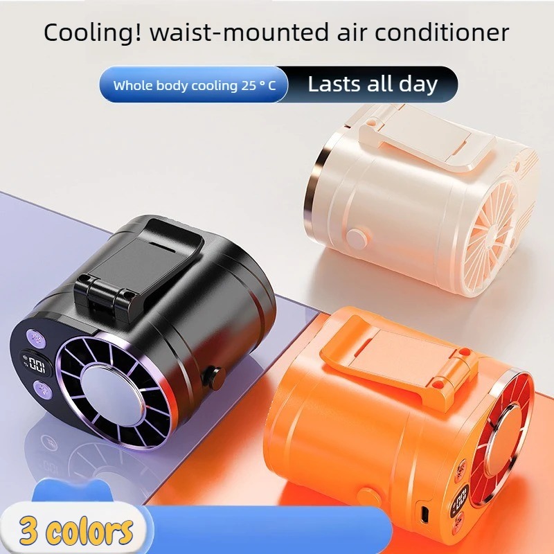 Rechargeable Portable Waist Fa - Outdoor Camping Misting Fan recension och pris
