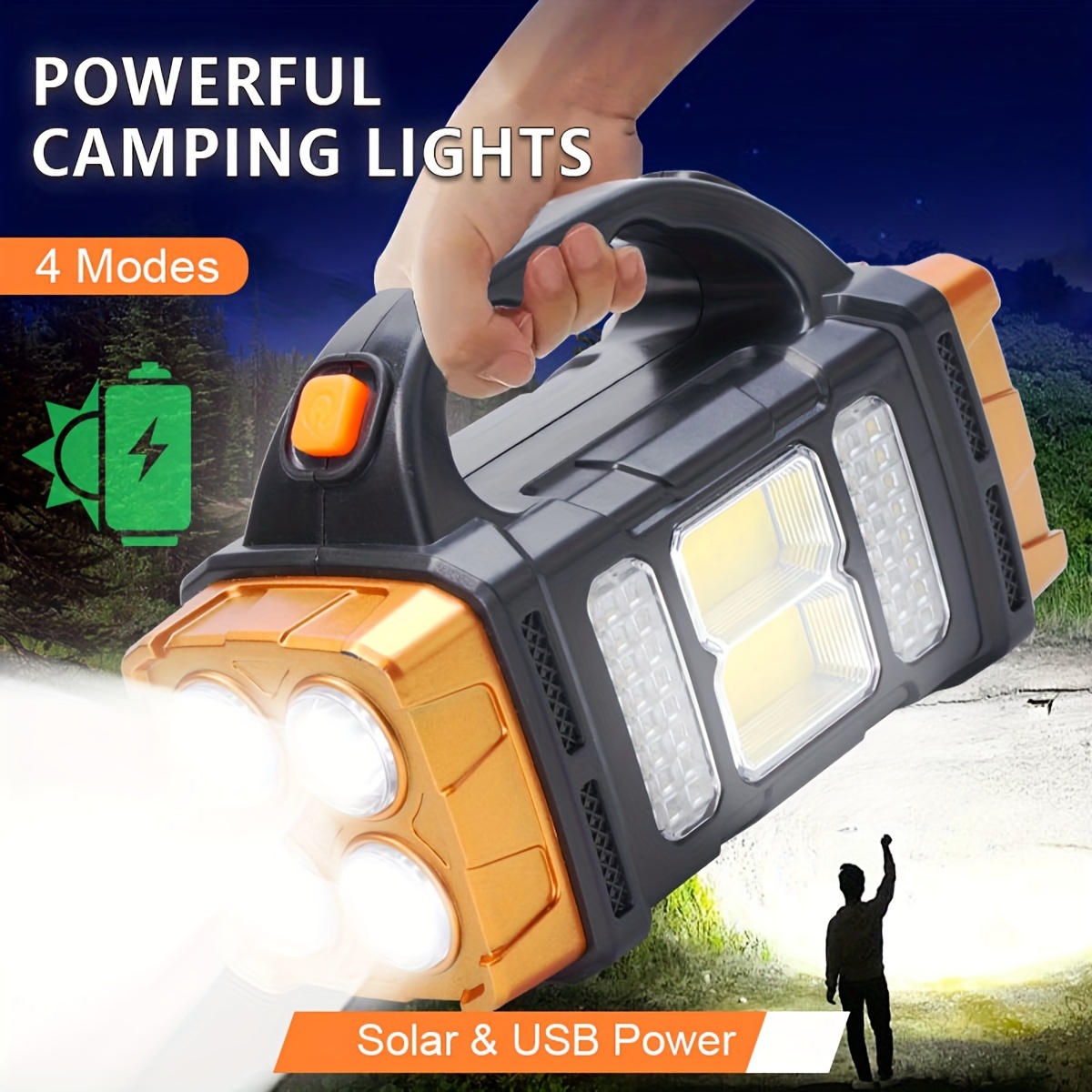 New Upgrade Rechargeable High  - Camping Solar Lantern recension och pris