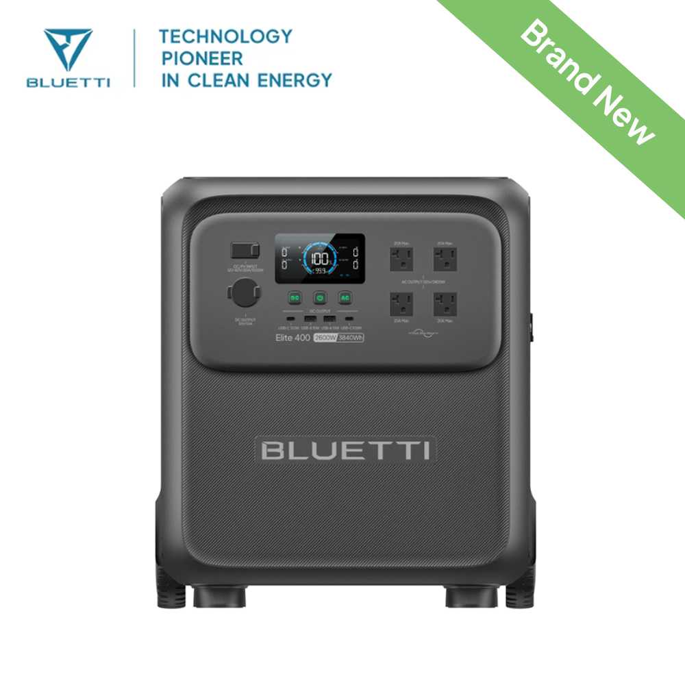 BLUETTI Elite 400 2600W 3840Wh - Outdoor Camping Van recension och pris