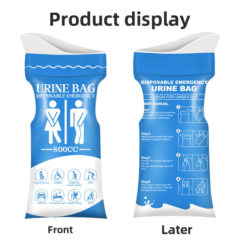 Disposable Emergency Urine Bag - Outdoor Camping Urinal recension och pris
