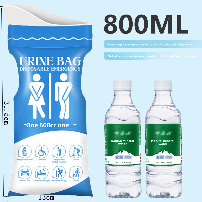 Disposable Emergency Urine Bag - Outdoor Camping Urinal recension och pris