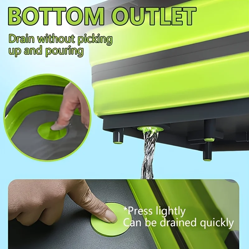 Portable Foldable Water Basin  - Outdoor Camping Sink recension och pris