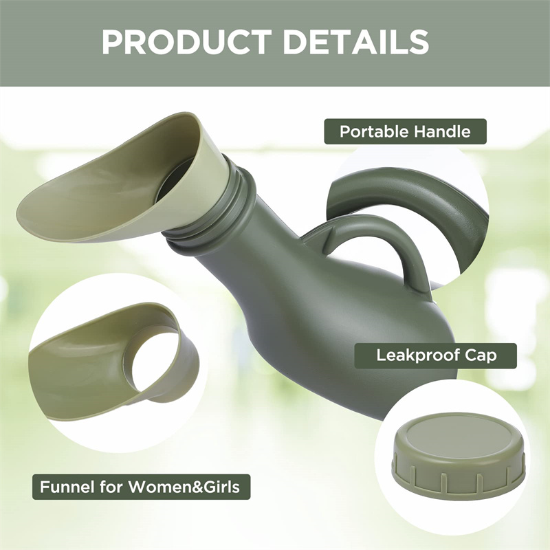 Portable Urinal 1000ml Spill P - Outdoor Camping Urinal recension och pris