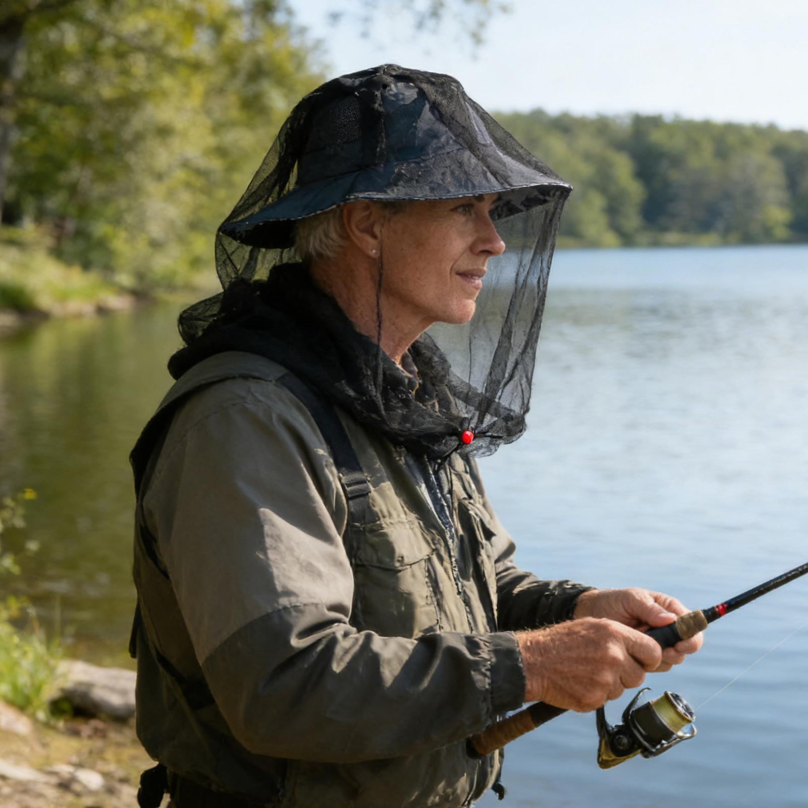 Breathable Fly Head Net With D - Outdoor Camping Mosquito Net recension och pris