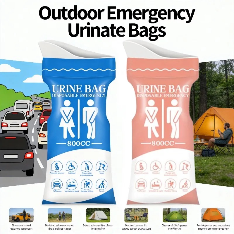 800ML Disposable Outdoor Emerg - Outdoor Camping Urinal recension och pris