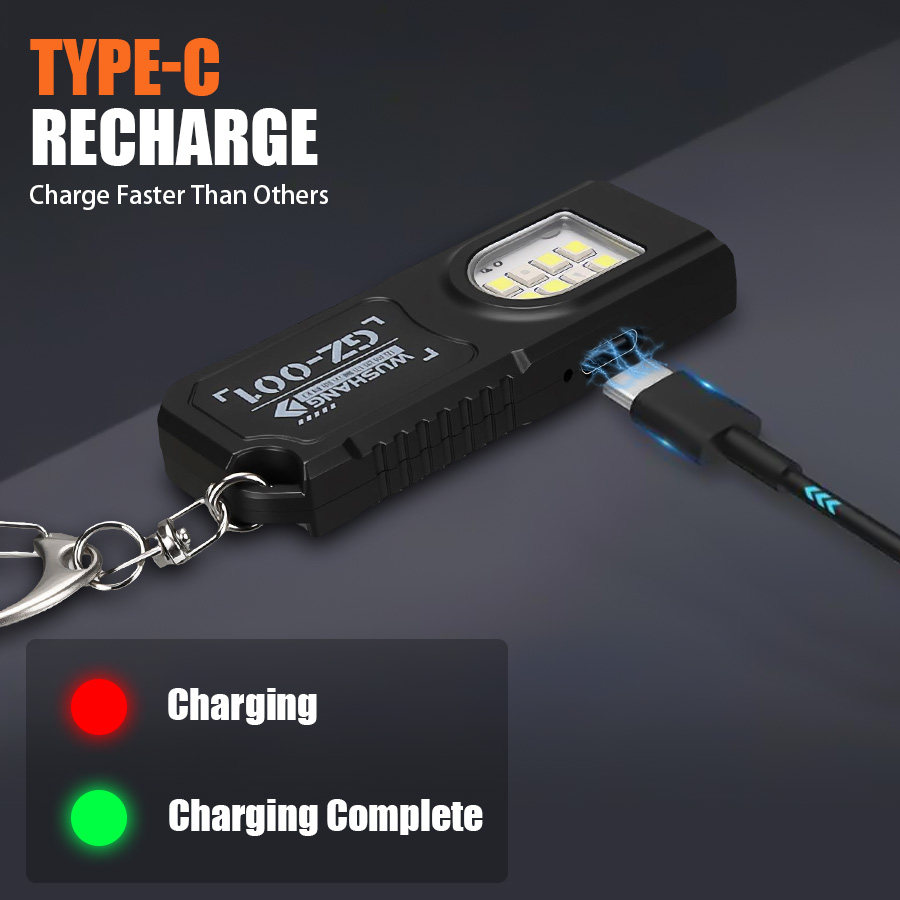Multifunctional Keychain Flash - Outdoor Camping Adventure Lamp recension och pris