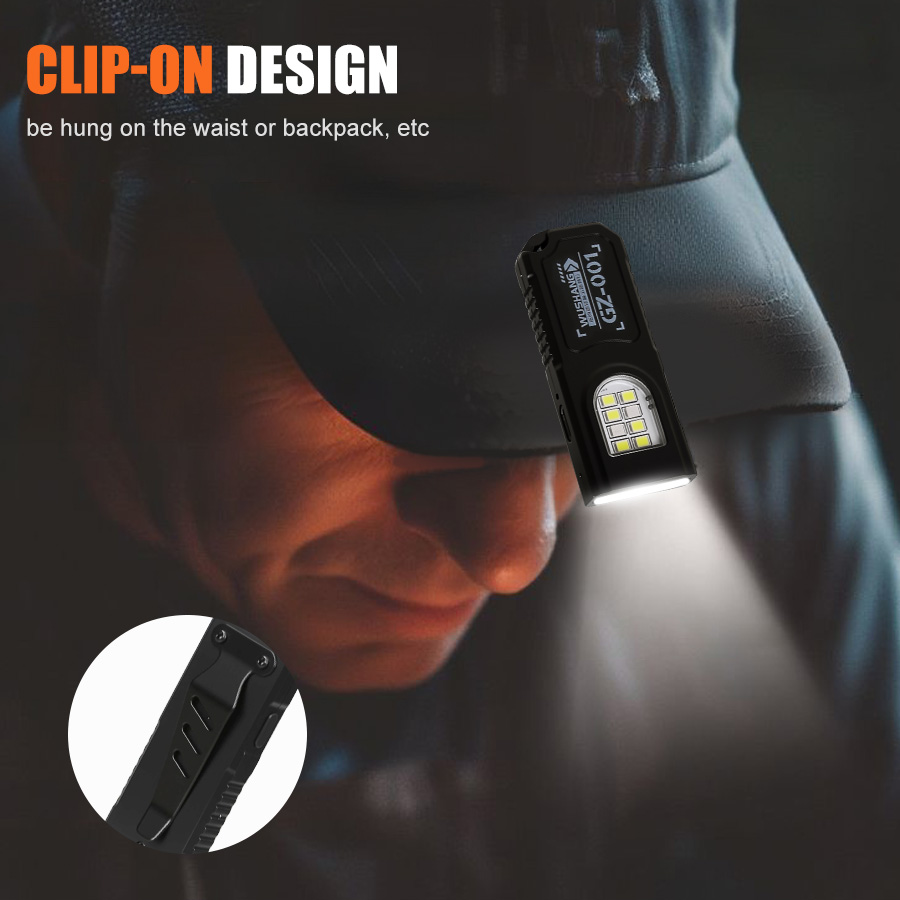 Multifunctional Keychain Flash - Outdoor Camping Adventure Lamp recension och pris