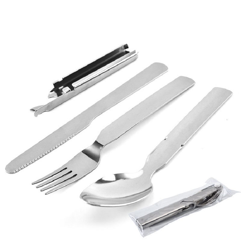Stainless Steel Tableware Set  - Outdoor Camping Knife recension och pris