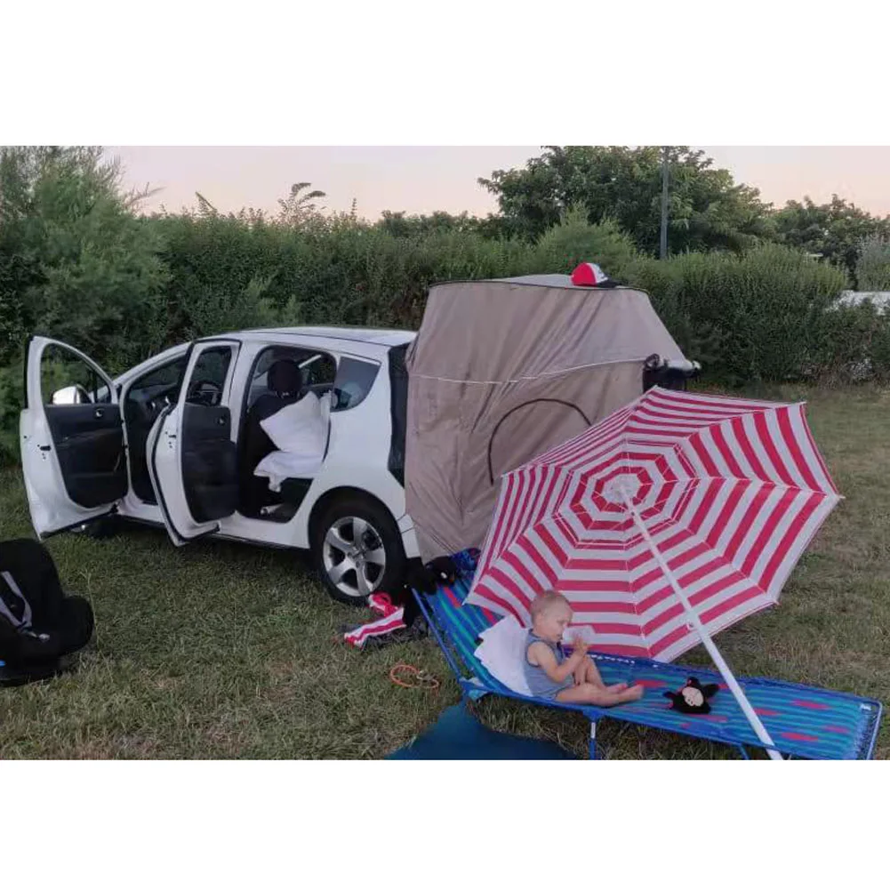 Car Rear Roof Outdoor Equipmen - Outdoor Camping Car Tail Tent recension och pris