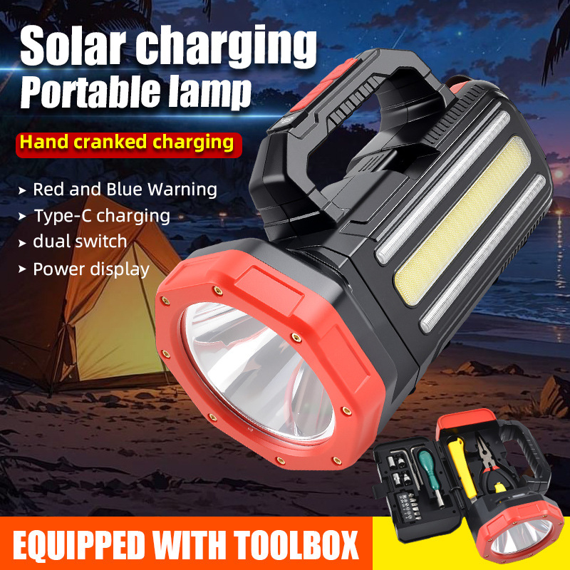 New Super Bright Handheld Flas - Camping Solar Lantern recension och pris