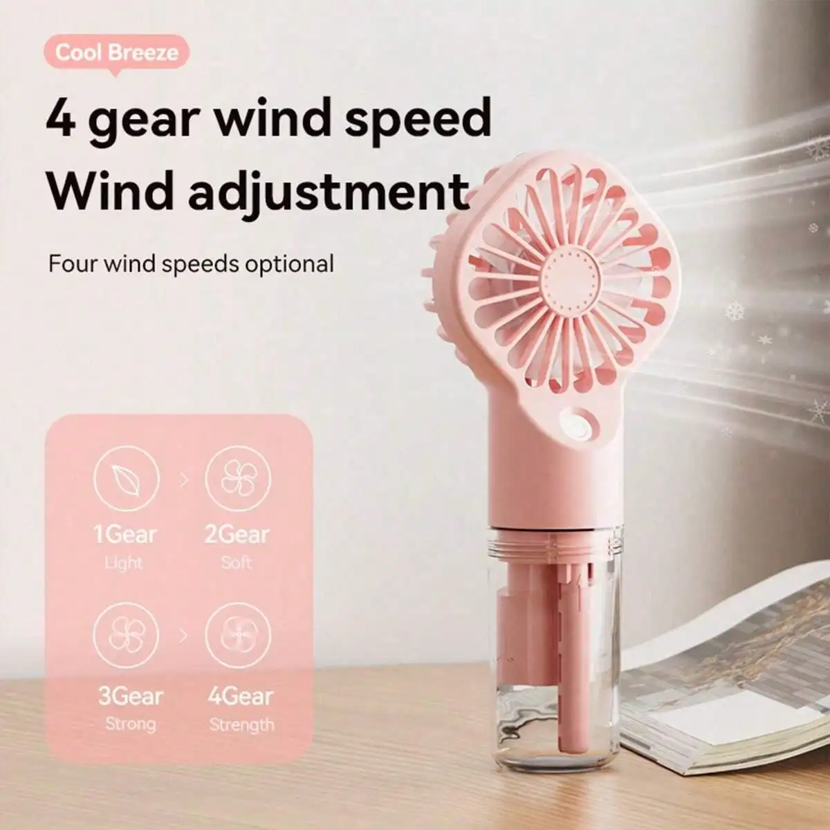 Portable Mist Fan - Handheld M - Outdoor Camping Misting Fan recension och pris