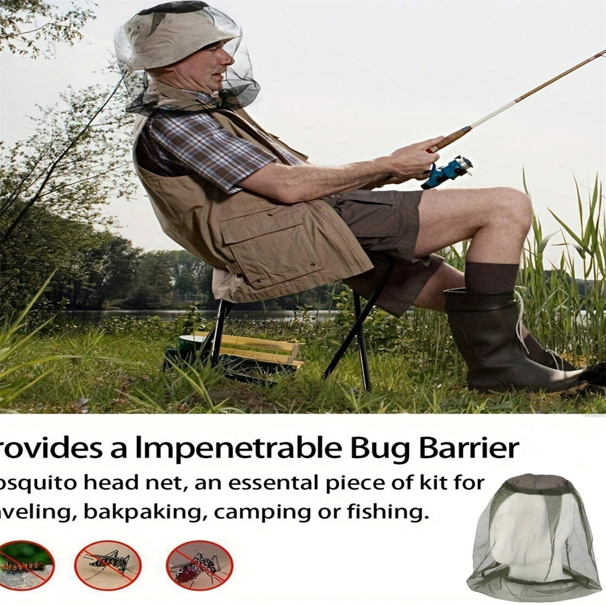 2PC Outdoor Camping and Hiking - Outdoor Camping Mosquito Net recension och pris