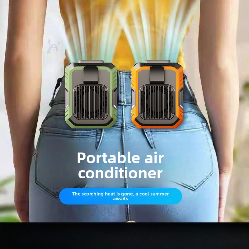 Waist Mount Clip on Fan USB Re - Outdoor Camping Misting Fan recension och pris