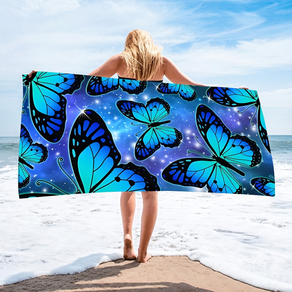 1PC Large Size Beach Blanket M - Camp Towel Microfiber recension och pris
