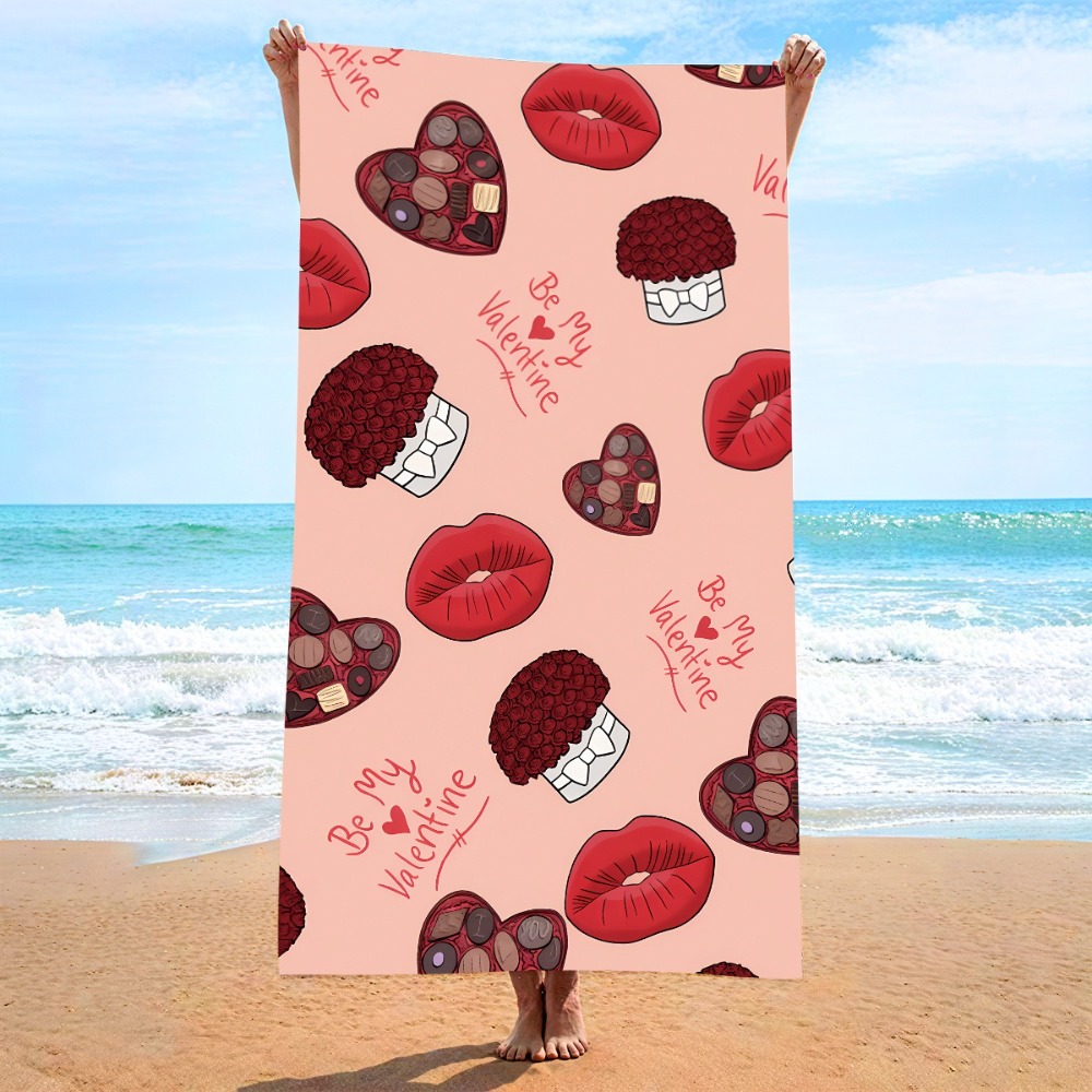 Heart Symbol Bath Towel 27x55i - Camp Towel Microfiber recension och pris