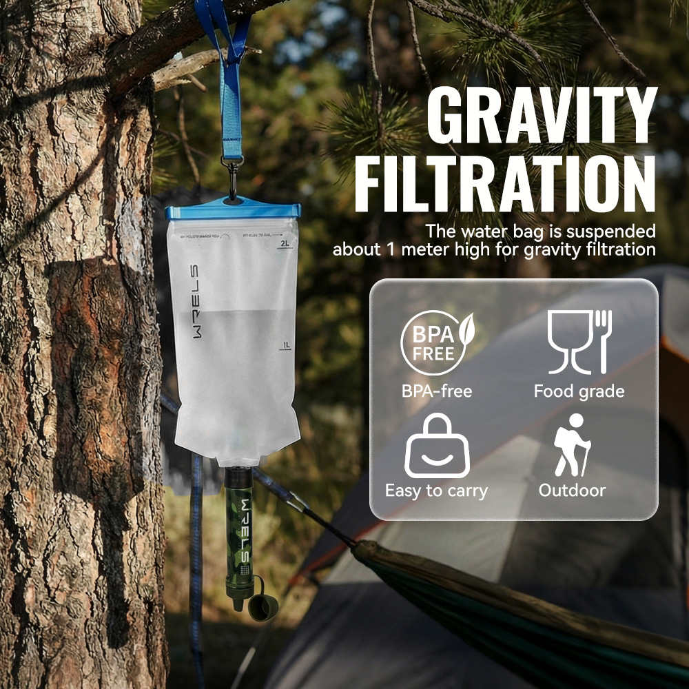 WRELS Outdoor Portable Water F - Outdoor Camping Water Filter recension och pris