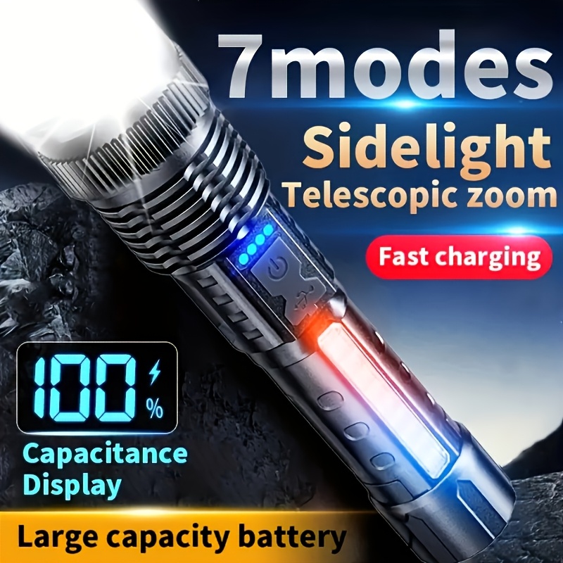 Powerful LED Flashlight Batter - Outdoor Camping Lamp recension och pris