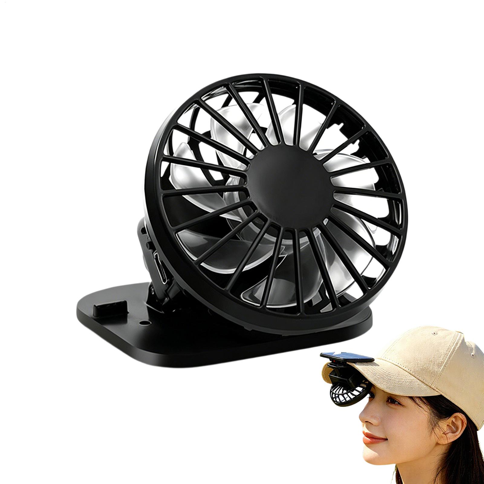 Hat Clip Fan 3 Speeds Hands-fr - Outdoor Camping Misting Fan recension och pris